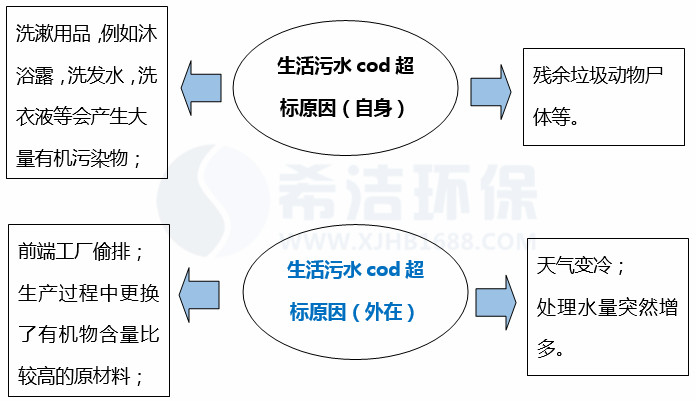 生活污水cod超标